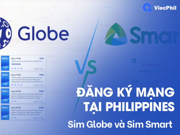 hướng dẫn đăng ký mạng tại Philippines